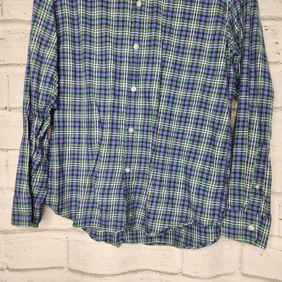 Vineyard Vines Slim Fit Whale Shirt Mens Large Long Sleeve Button Up Cotton - Picture 5 of 14